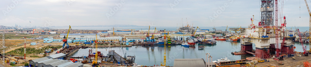 Industrial port, Baku