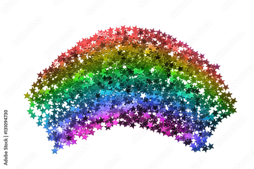 Colorful glitter isolated StockFoto Adobe Stock