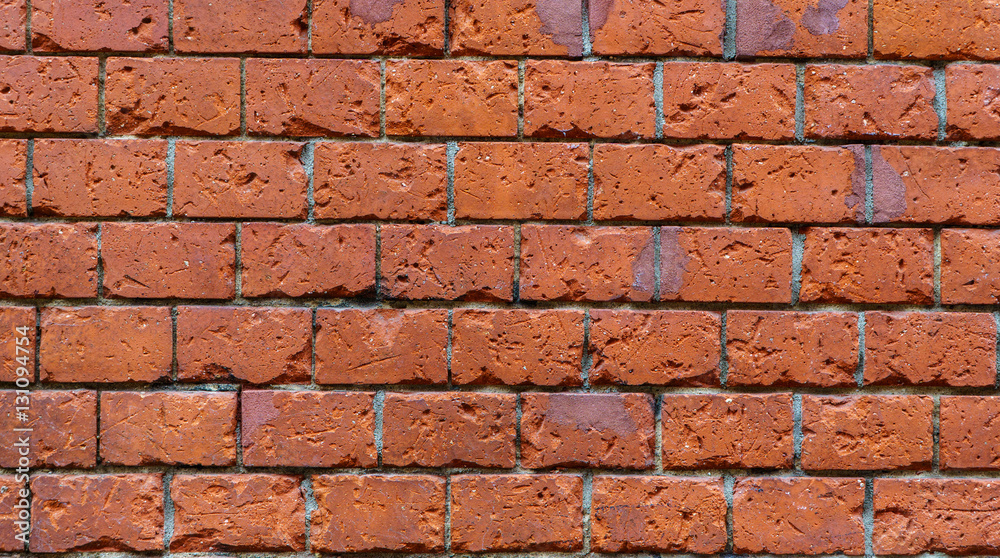 Fototapeta premium Texture closeup of a brick wall