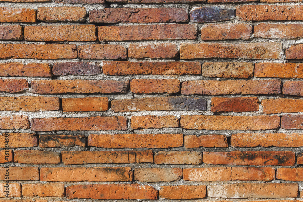 Old red brick wall texture grunge background Old red brick wall texture grunge background