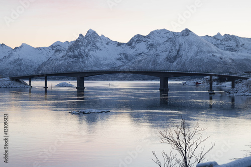 Bridge in the Lofoten Islands, Norway