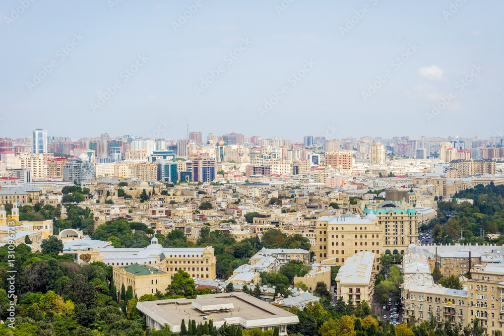 View over Baku downtown, Azerbaijan