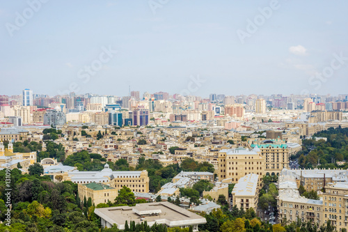 View over Baku downtown, Azerbaijan © dinozzaver