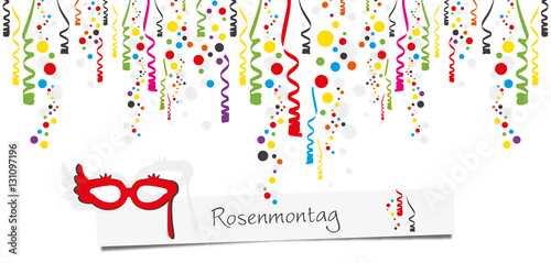 Karneval | Luftschlangen und Konfetti | Rosenmontag
