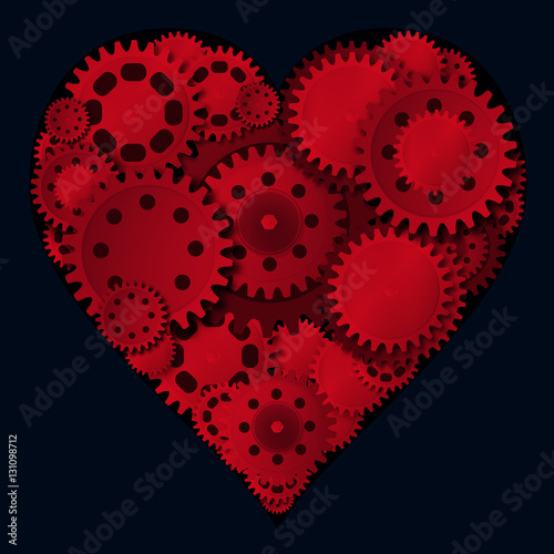 Cœur - Engrenage - amour - séduction