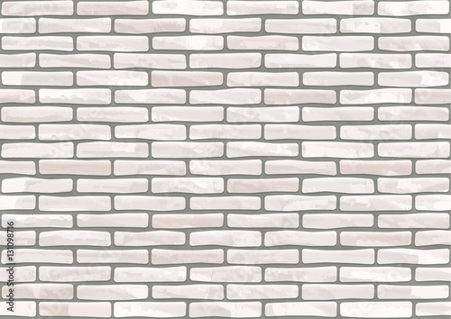 Seamless rustic brick wall - vector illustration