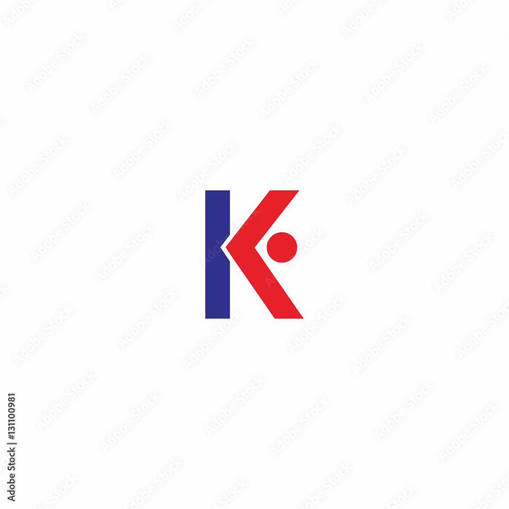 Letter K People Logo Letter K People Logo