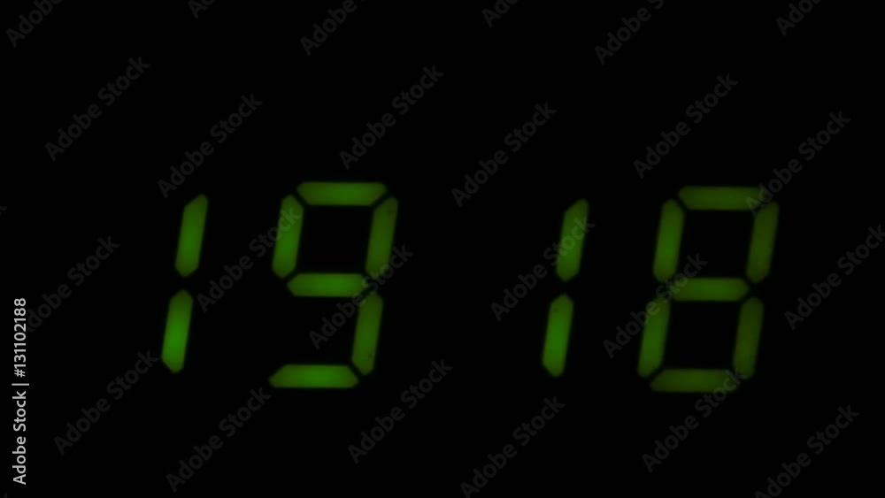 Digital led counter from nineteen