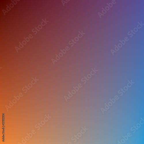 Abstract vector mesh background, color gradient, blue and orange wallpaper 