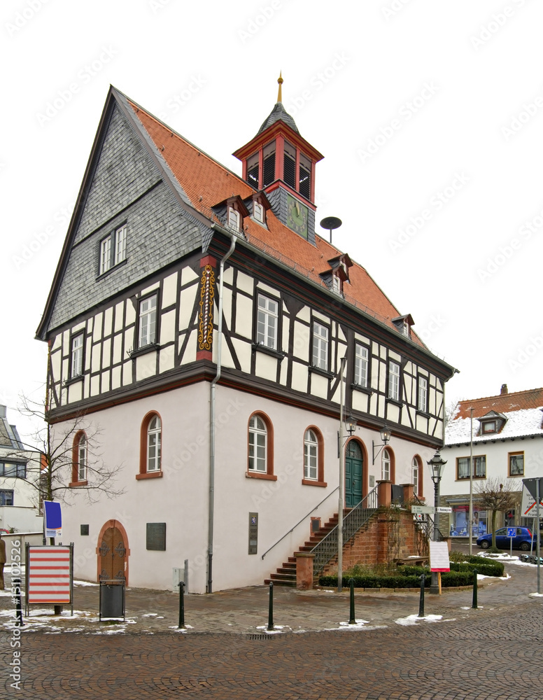 Old town hall in Bad Vilbel. Germany