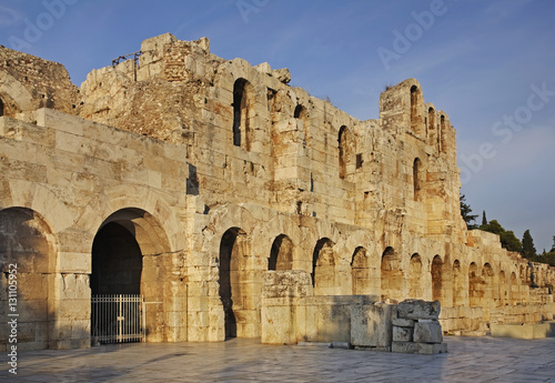 Odeon of Herodes Atticus in Athens. Greece