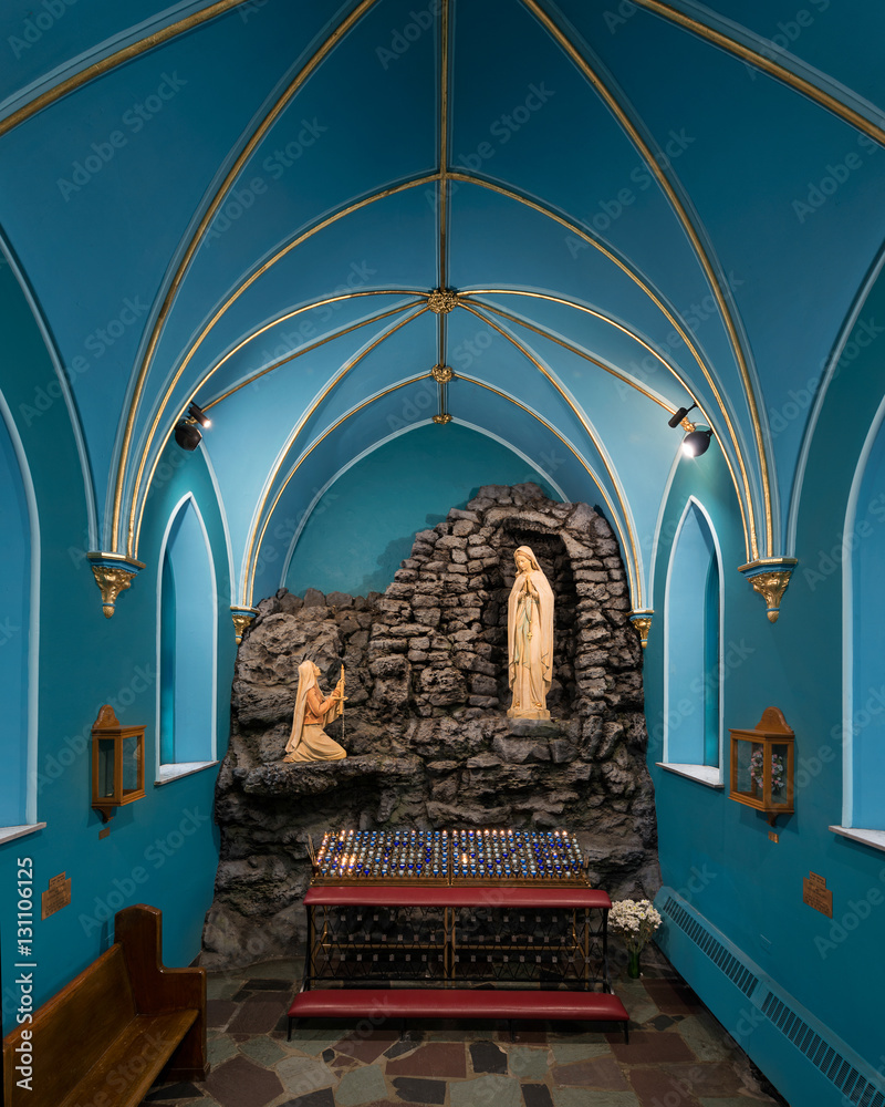 Chapel in the St. Louis Bertrand Catholic Church in Louisville, Kentucky Stock Photo Adobe Stock