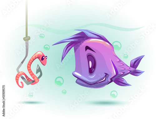 Fishing vector illustration