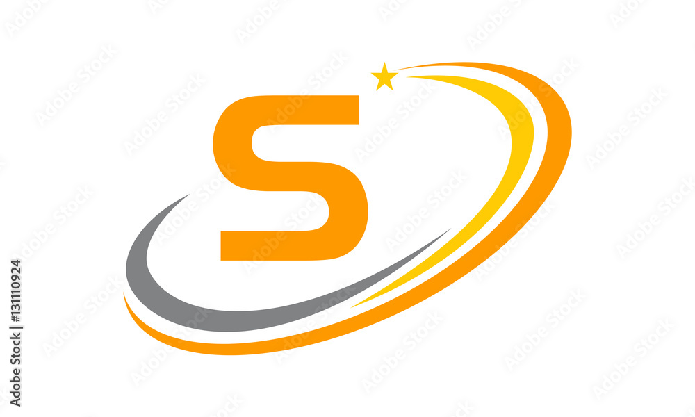 Modern Logo Solution Initial S