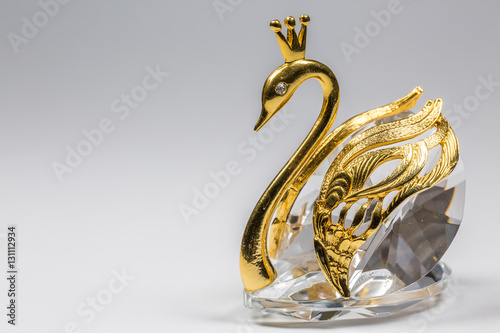 Crystal Swan Figurine