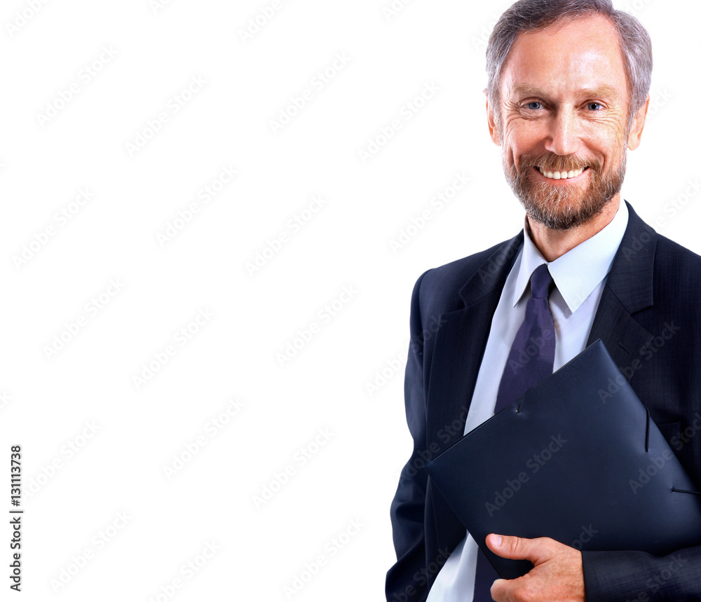 Portrait of a mature business man Portrait of a mature business man