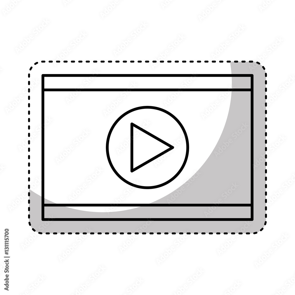 video player isolated icon vector illustration design video player isolated icon vector illustration design