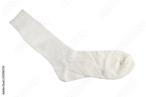 Sock / Sock on white background.