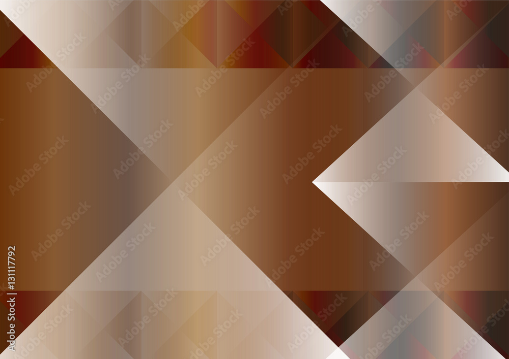 Brown background vector triangle stacked