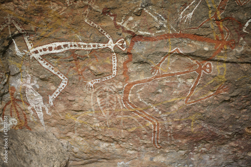Peinture murale rupestre aborigène, Australie