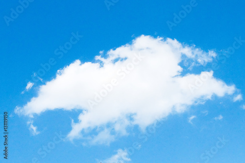 blue sky with cloud