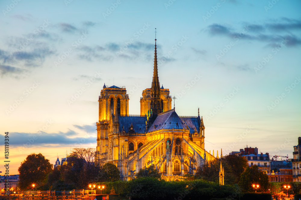 Notre Dame de Paris cathedral