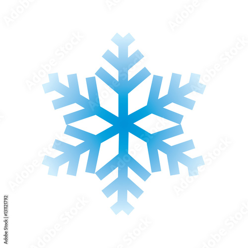 Christmas winter snowflakes vector