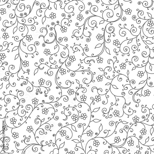 Retro styled flowers vector illustration for backgrounds