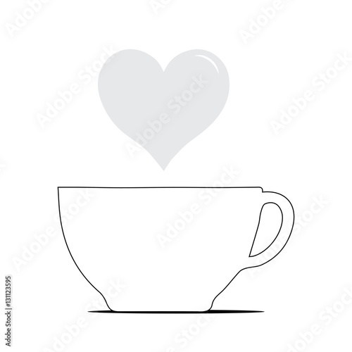 Coffee cup vector