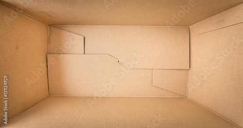 Cardboard box for things.