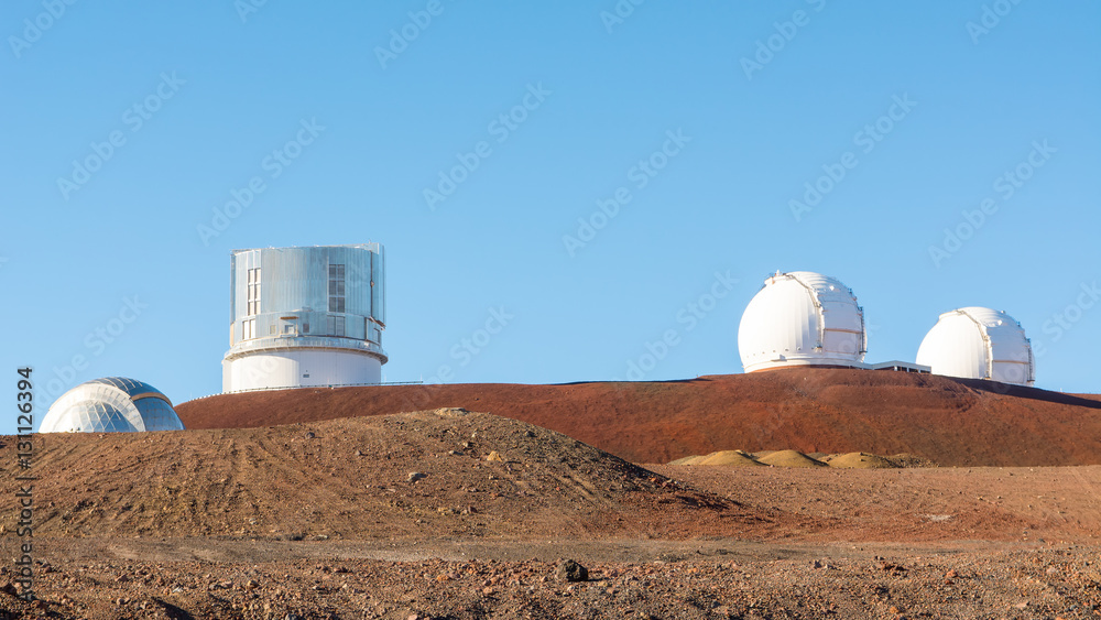Telescopes on top of Mauna Kea Mountain, Big Island, Hawaii, Usa Telescopes on top of Mauna Kea Mountain, Big Island, Hawaii, Usa