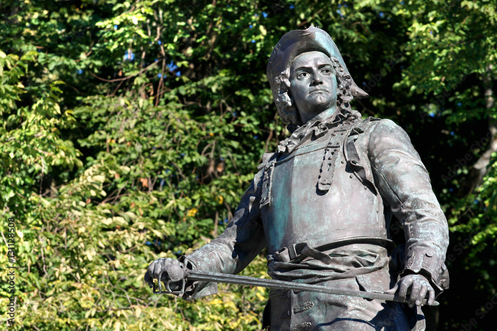 statue of Admiral Peter Tordenskjold in Oslo, Norway statue of Admiral Peter Tordenskjold in Oslo, Norway
