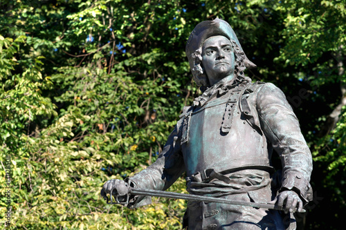 statue of Admiral Peter Tordenskjold in Oslo, Norway © Miroslav110