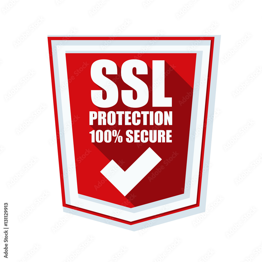 SSL Protection Shield illustration SSL Protection Shield illustration