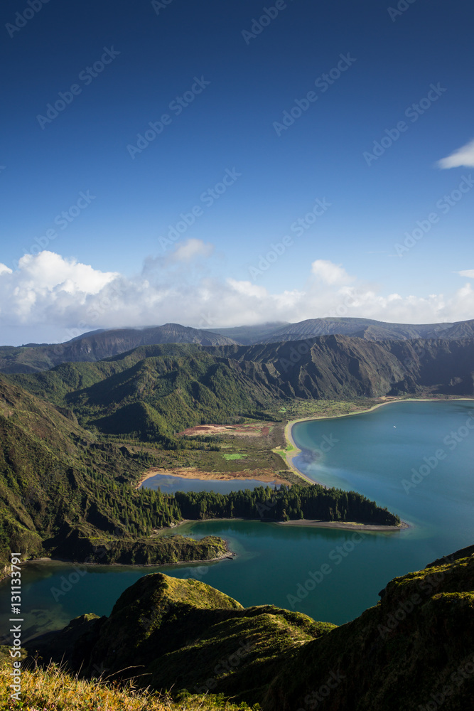 Lagoa do Fogo, a lake in Sao Miguel, Azores Islands, Portugal