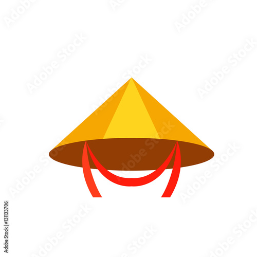 Non la hat with ribbon icon