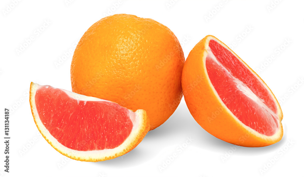 Isolated Fruit Oranges on a white background Isolated Fruit Oranges on a white background