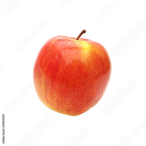 apples isolated on white background. mock up.