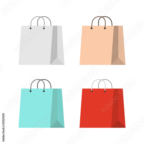 Shopping bag flat