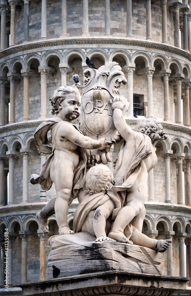 Cherub Statue in Pisa