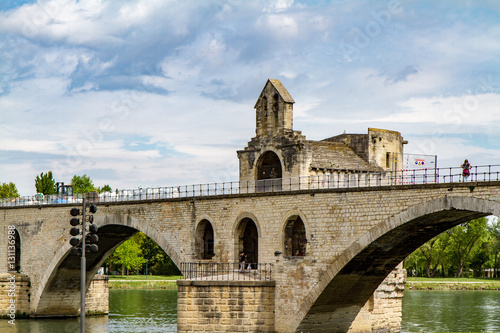 Saint Nicholas Chapel on Pont D'Avignon, Pont Saint-Bénézet, Avignon, France