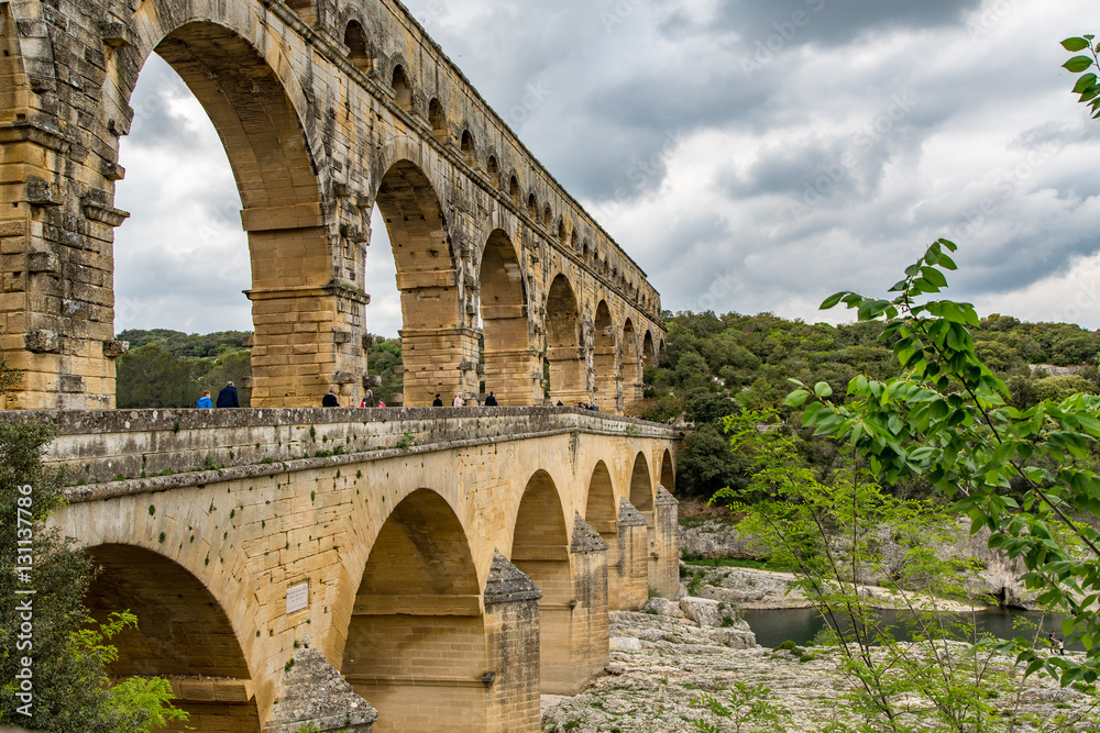 Pont du Gard Roman Aqueduct, Provence, France