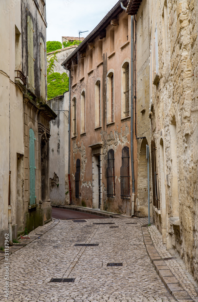 A Narrow Lane in the Commune of Tarascon, Provence, France