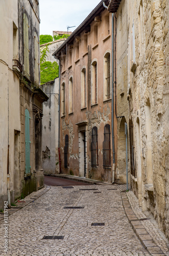 A Narrow Lane in the Commune of Tarascon  Provence  France