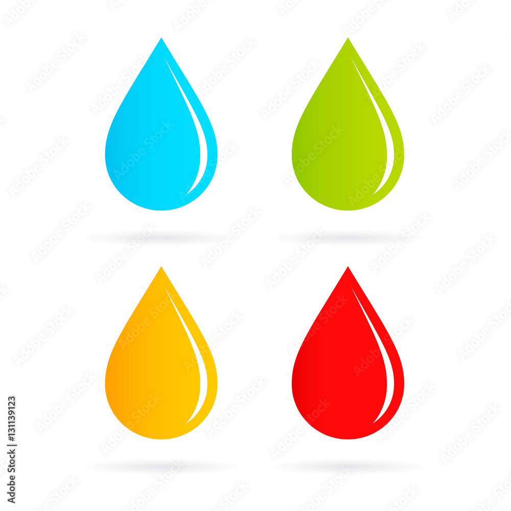 Oil drop vector icon Oil drop vector icon