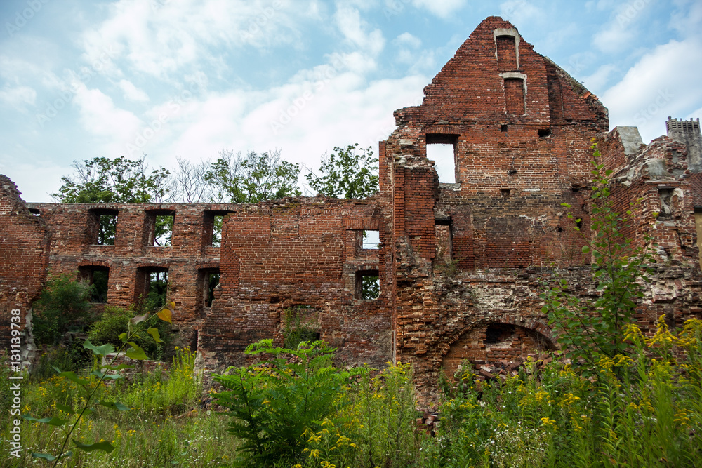 Ruins of old Prussian Insterburg castle, Chernyahovsk, Kaliningrad region Ruins of old Prussian Insterburg castle, Chernyahovsk, Kaliningrad region