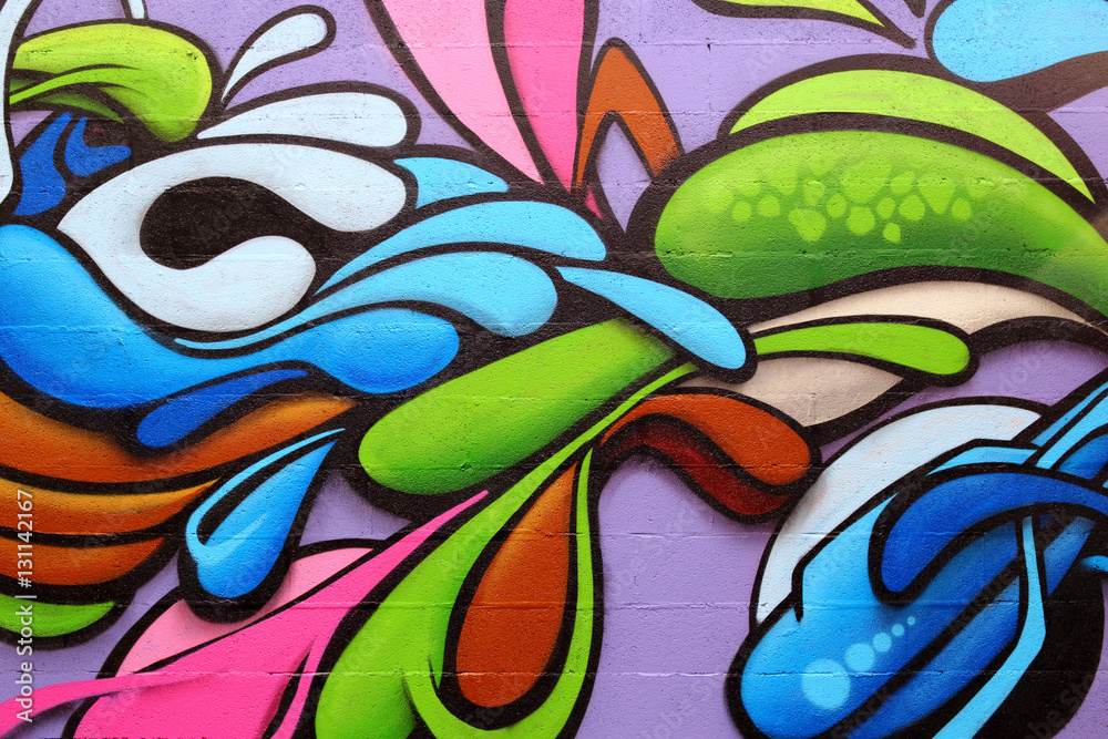 Fotografia Colorful Graffiti Art Posters Es