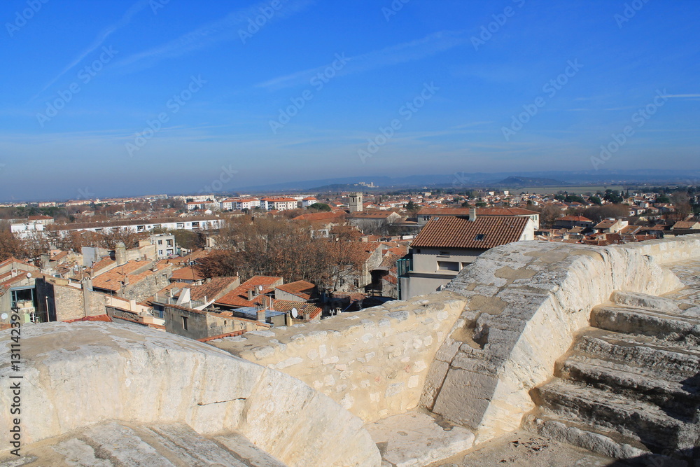 Vue générale d’Arles,  ville d’art et d’histoire 