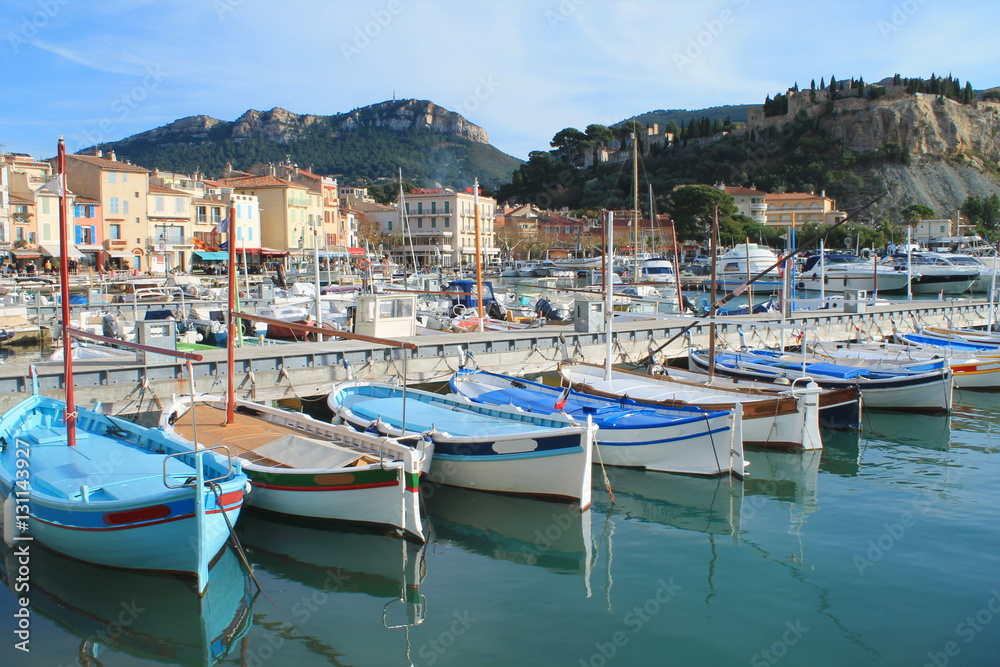 Port de plaisance de Cassis, France