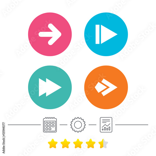 Wallpaper Mural Arrow icons. Next navigation signs symbols. Torontodigital.ca